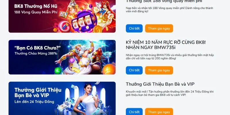 Nhận khuyến mãi khi nạp mỗi ngày