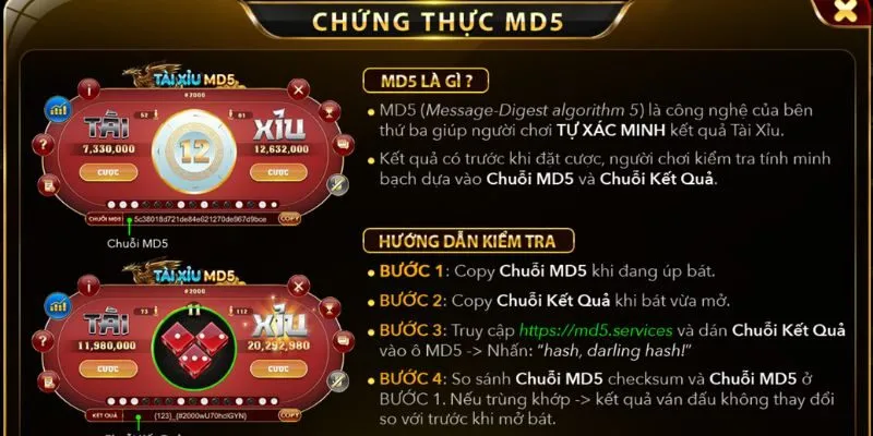 Những tính năng hỗ trợ trong game Tài Xỉu MD5